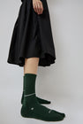 Rototo Merino Tabi Socks in Dark Green