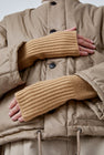 Rototo Seamless Hand Warmers in Beige