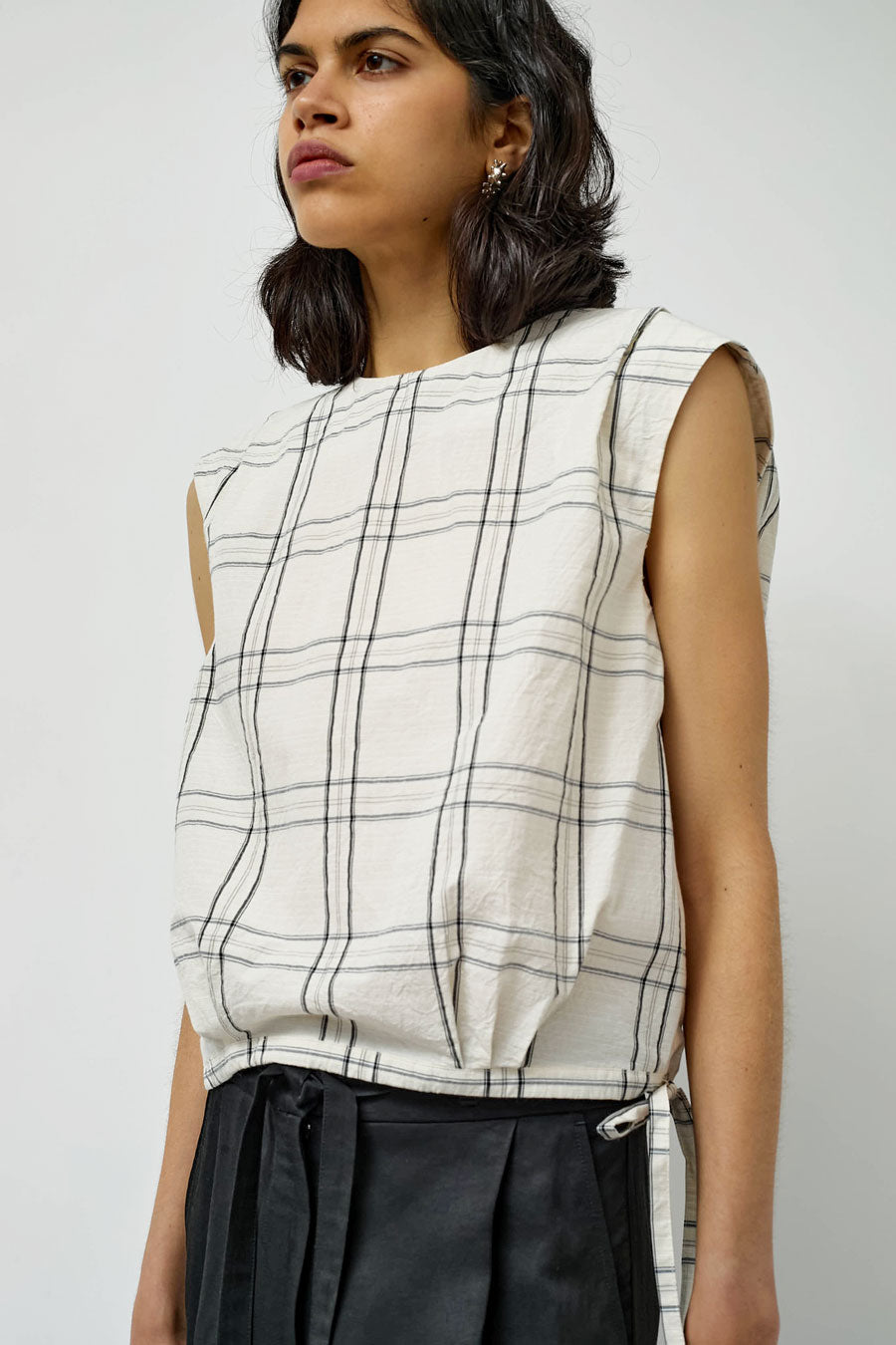 Rue Blanche Frifa Top in Windowpane