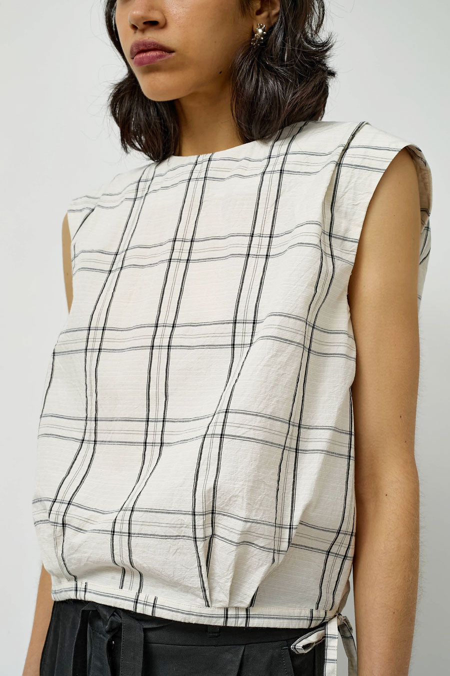 Rue Blanche Frifa Top in Windowpane