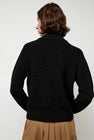 Rue Blanche Raw Blouson Cardigan in Black