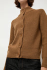 Rue Blanche Raw Blouson Cardigan in Bronze