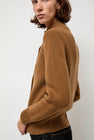 Rue Blanche Raw Blouson Cardigan in Bronze