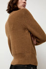 Rue Blanche Raw Blouson Cardigan in Bronze