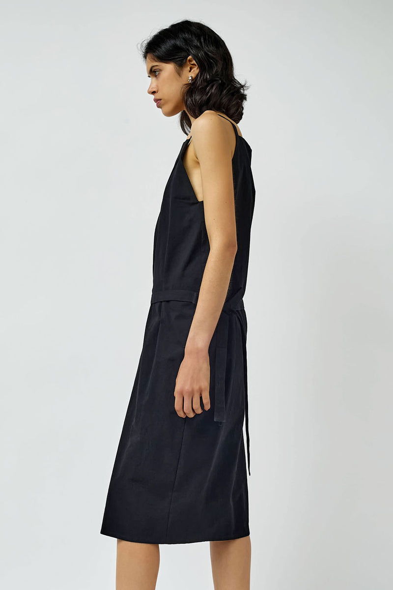 Rue Blanche Ripa Dress in Black