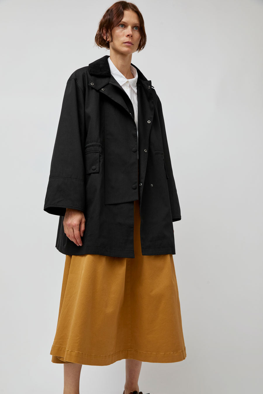 Rue De Tokyo Cimana Trench in Black