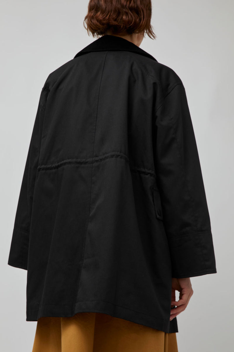 Rue De Tokyo Cimana Trench in Black