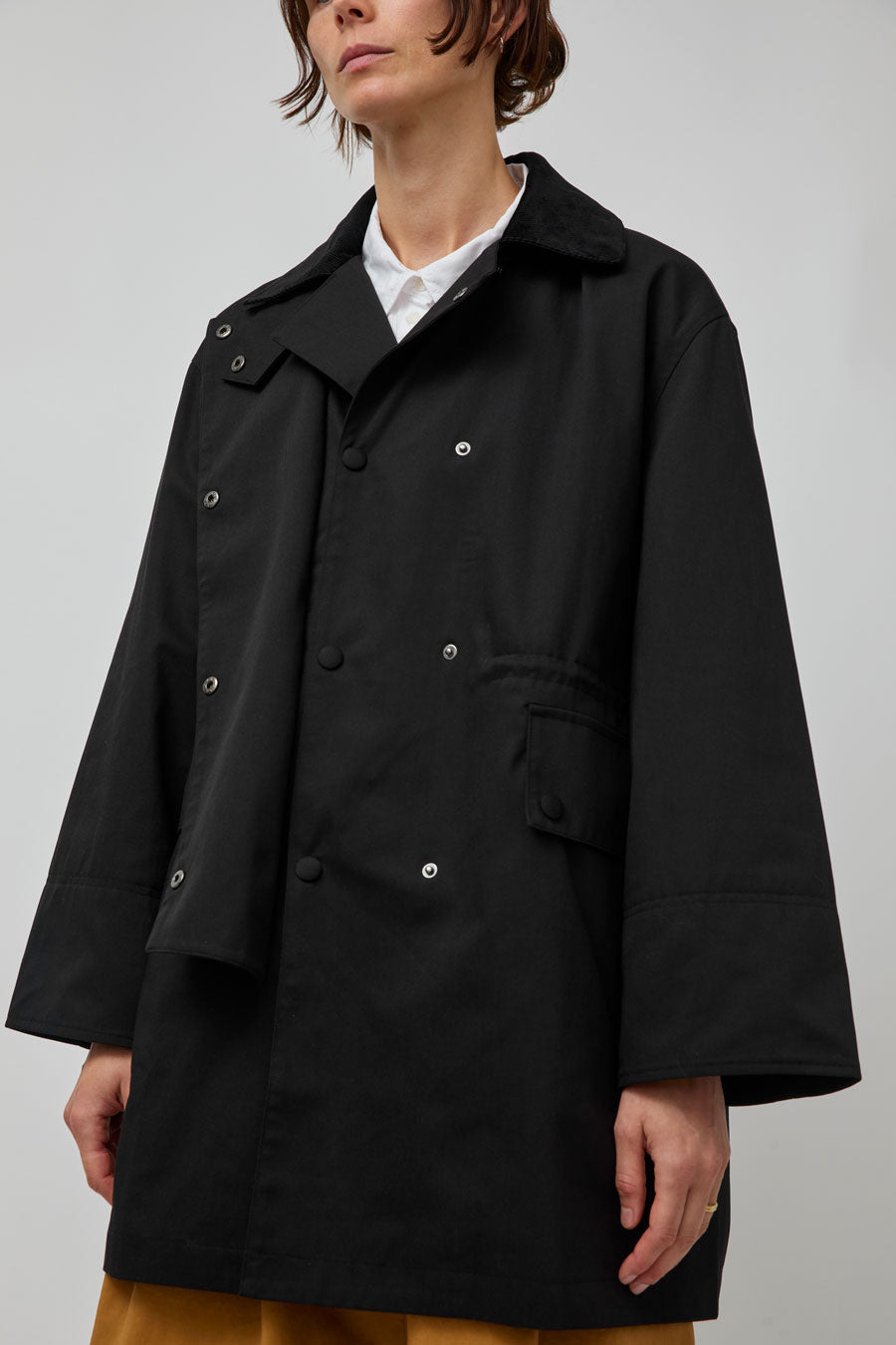 Rue De Tokyo Cimana Trench in Black