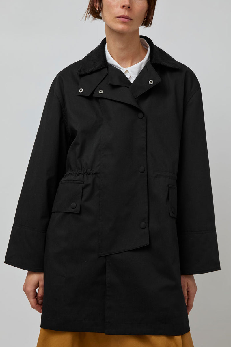 Rue De Tokyo Cimana Trench in Black