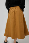 Rue De Tokyo Pen Skirt in Amber Brown Twill