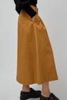 Rue De Tokyo Pen Skirt in Amber Brown Twill
