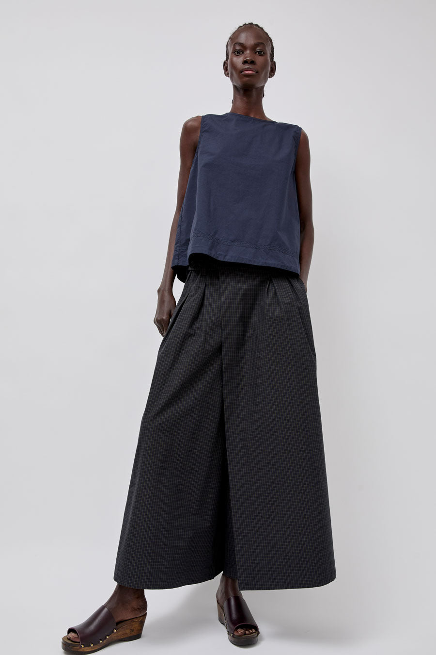 Rue De Tokyo Phillo Pants in Navy Check