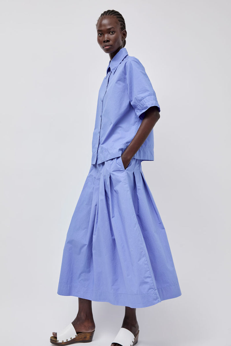 Rue De Tokyo Polly Skirt in Blue Bonnet