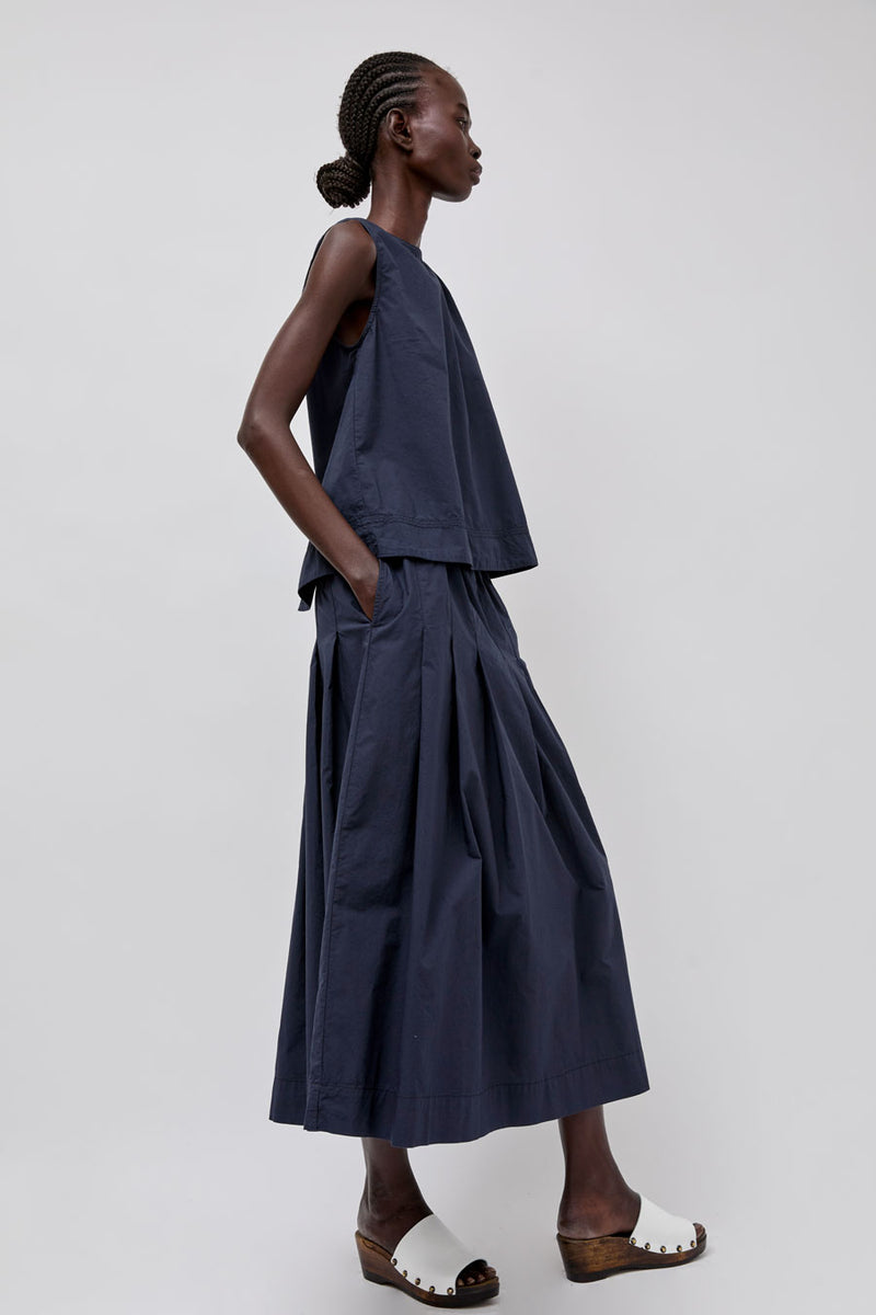 Rue De Tokyo Polly Skirt in Dark Navy