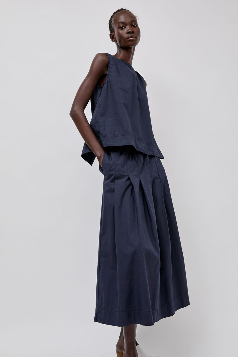Rue De Tokyo Polly Skirt in Dark Navy
