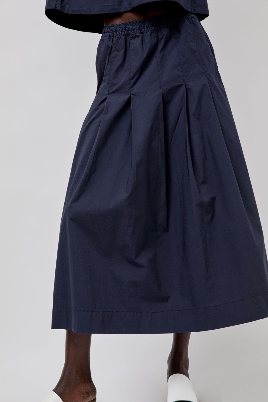 Rue De Tokyo Polly Skirt in Dark Navy
