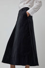 Rue De Tokyo Pryma Skirt in Ink Navy Corduroy