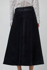 Rue De Tokyo Pryma Skirt in Ink Navy Corduroy