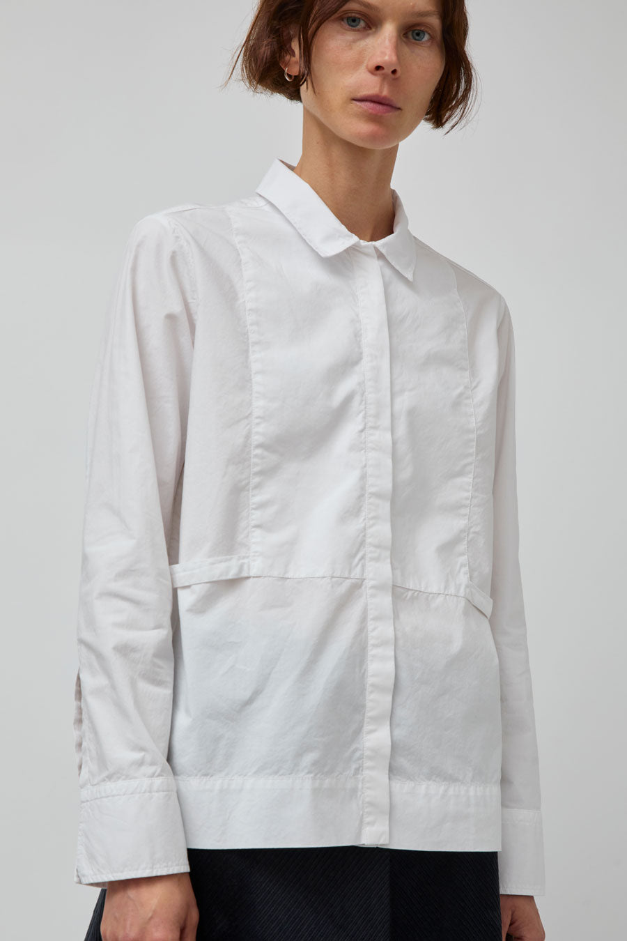Rue De Tokyo Saloma Blouse in White Poplin