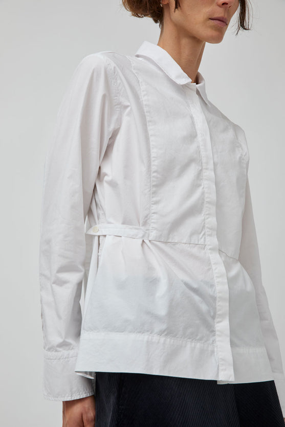 Rue De Tokyo Saloma Blouse in White Poplin