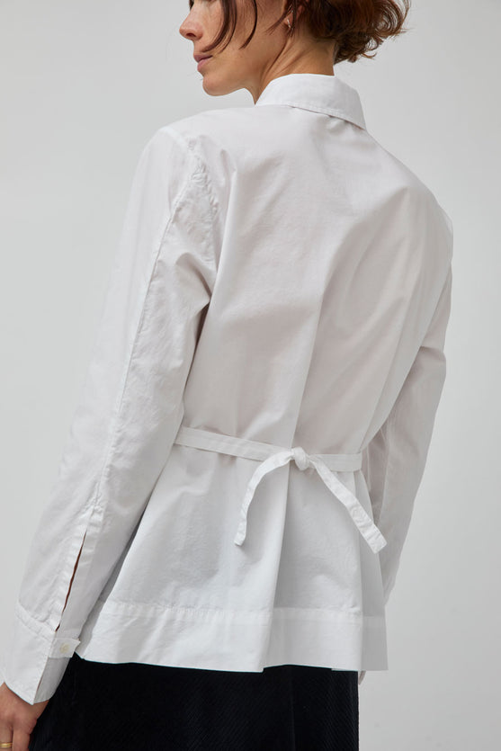 Rue De Tokyo Saloma Blouse in White Poplin