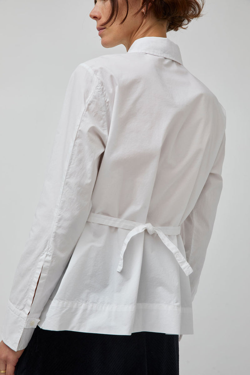 Rue De Tokyo Saloma Blouse in White Poplin