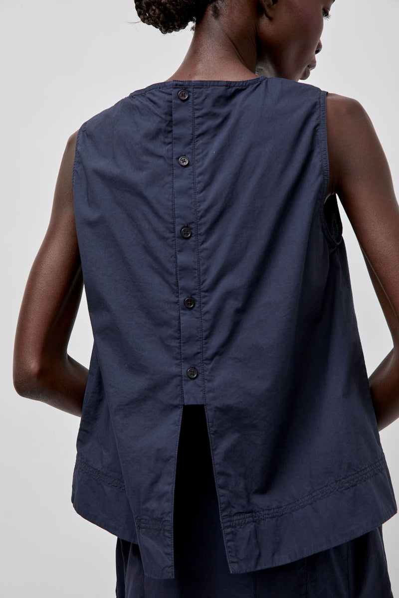 Rue De Tokyo Sharren Top in Dark Navy