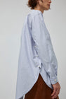Rue De Tokyo Shelby Oxford Blouse in Light Blue