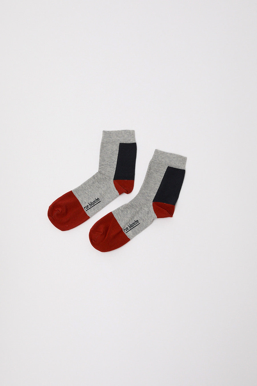 Rue Blanche Multi Socks in Grey Melange