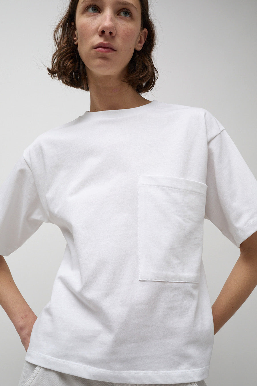 Rue Blanche Net T-Shirt in White