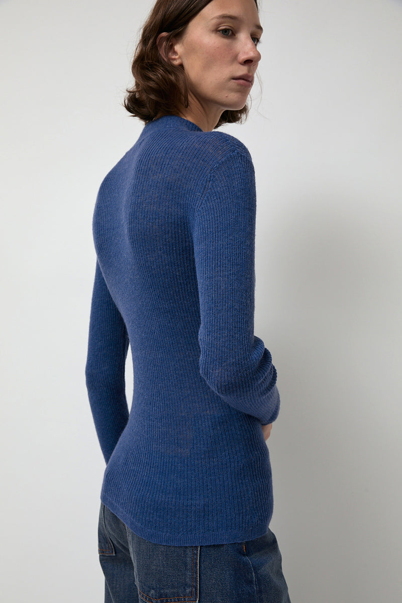 Rue Blanche Ribalpa Turtleneck in Blue