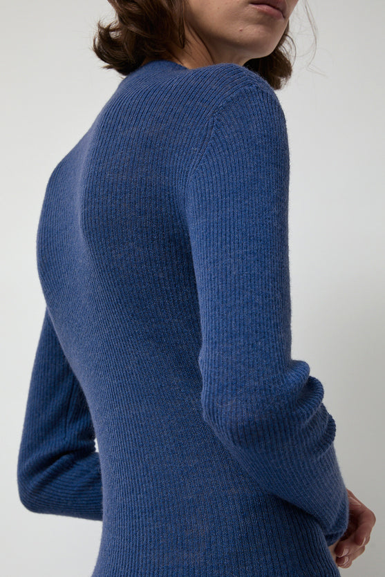 Rue Blanche Ribalpa Turtleneck in Blue