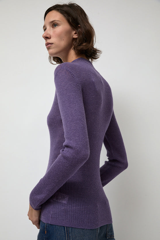 Rue Blanche Ribalpa Turtleneck in Lilac