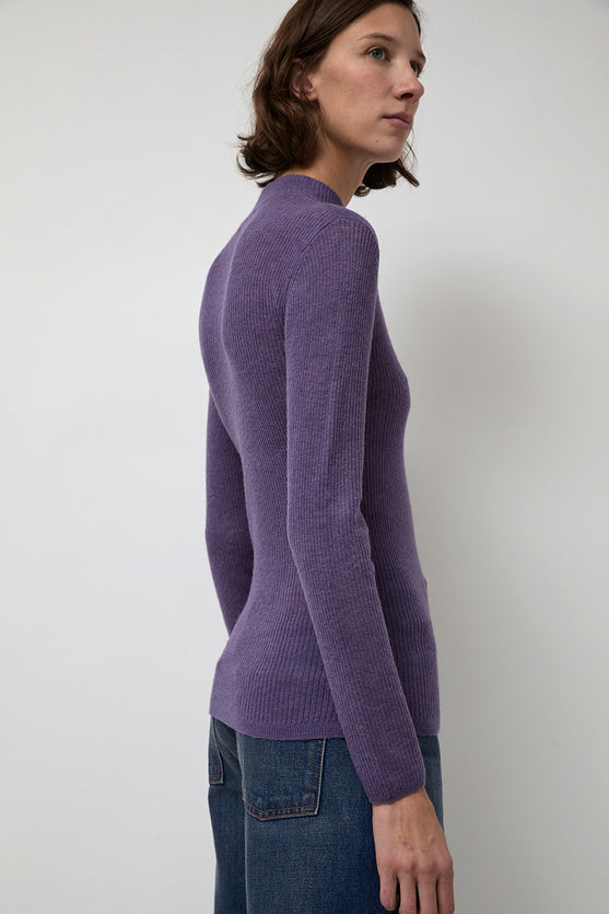 Rue Blanche Ribalpa Turtleneck in Lilac