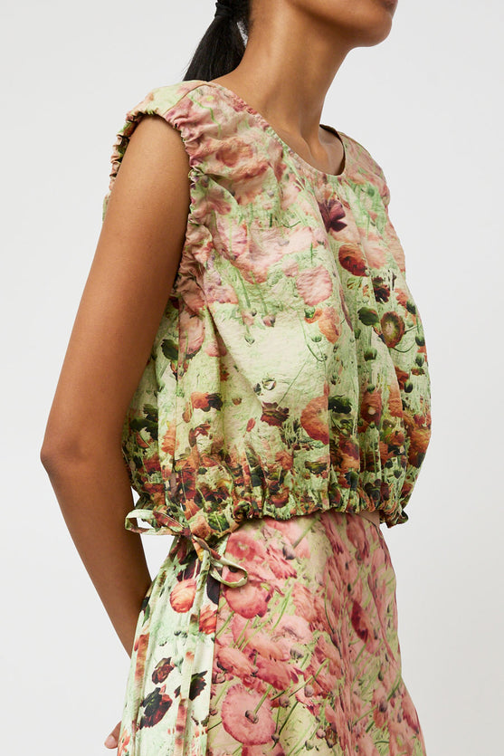 No.6 Anabel Top in Auburn Floral