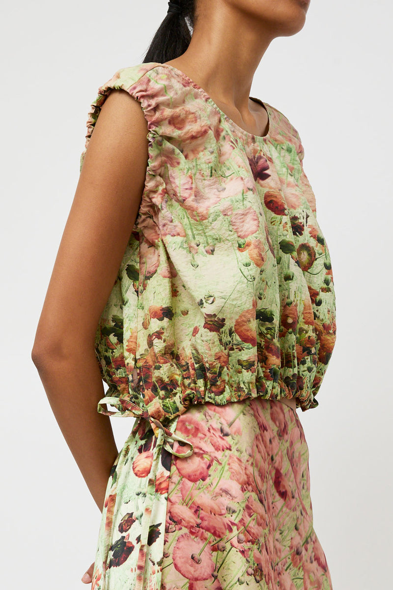 No.6 Anabel Top in Auburn Floral