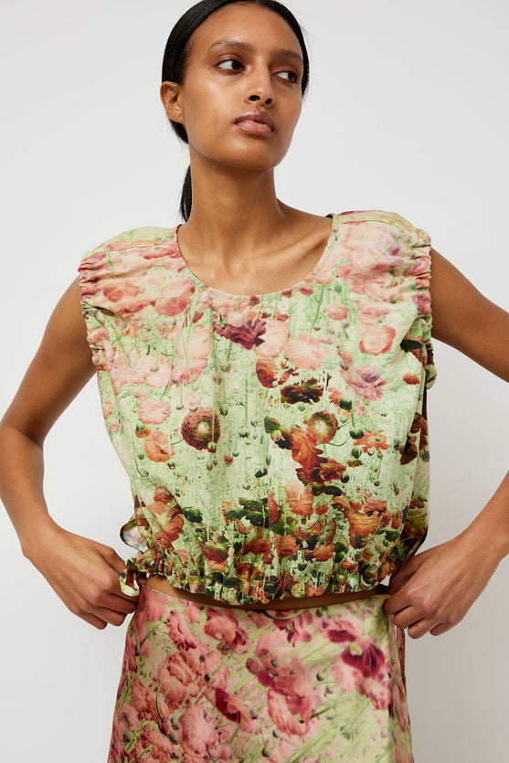 No.6 Anabel Top in Auburn Floral