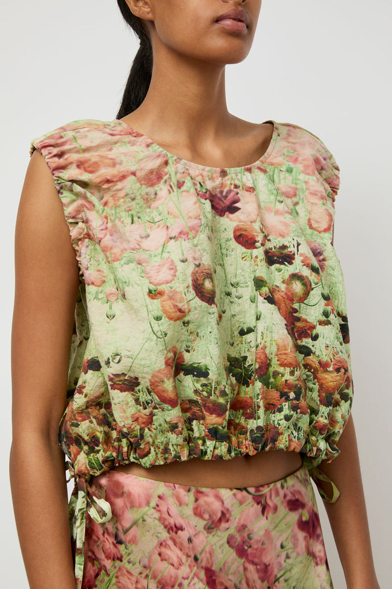 No.6 Anabel Top in Auburn Floral