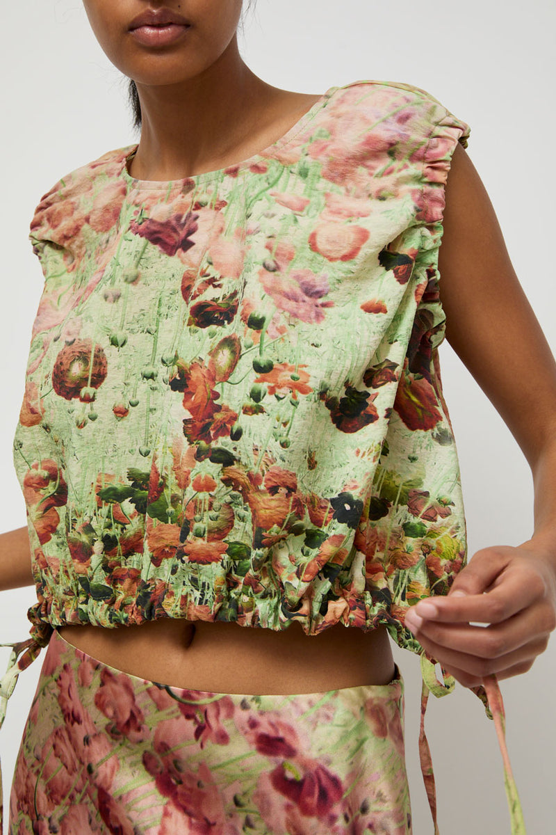 No.6 Anabel Top in Auburn Floral