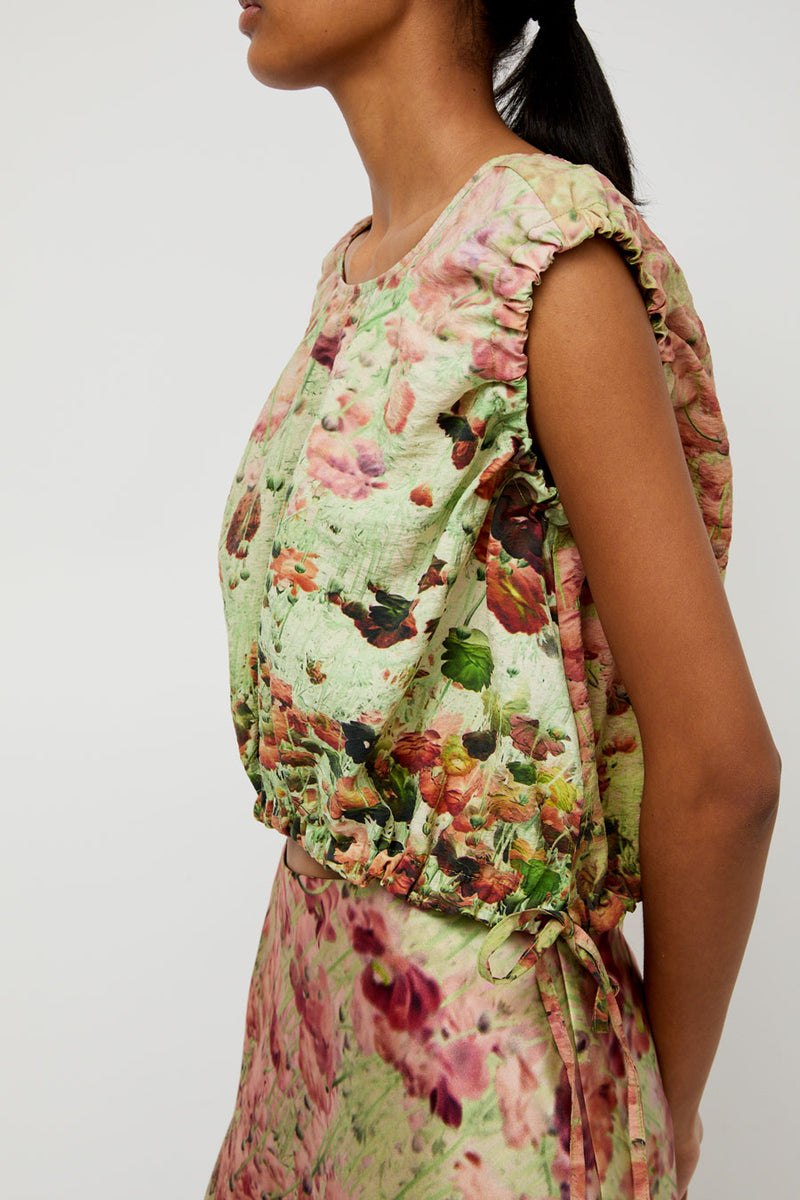 No.6 Anabel Top in Auburn Floral