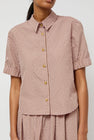 No.6 Chloe Shirt in Pink Gingham