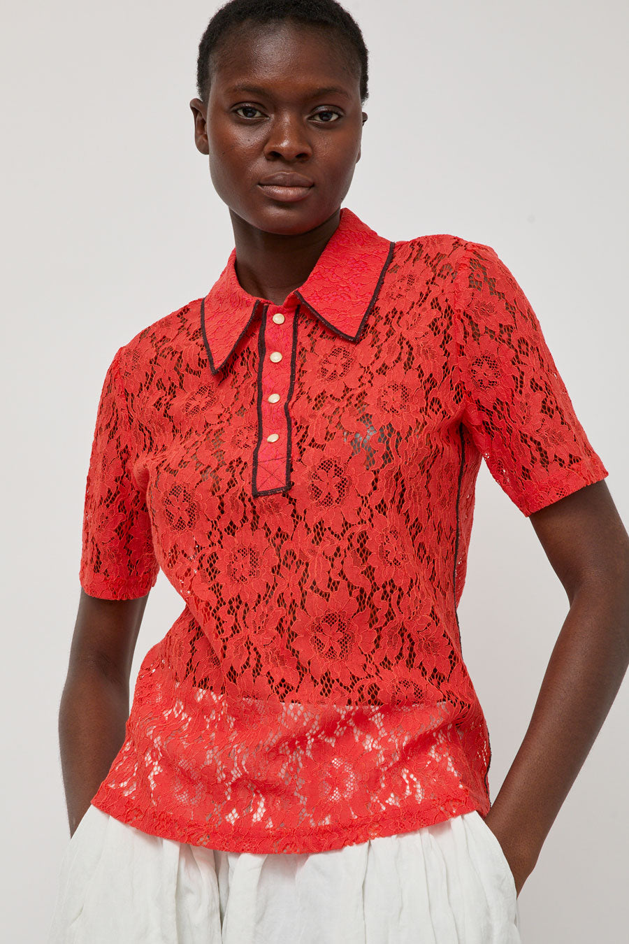 No.6 Dierdre Top in Red