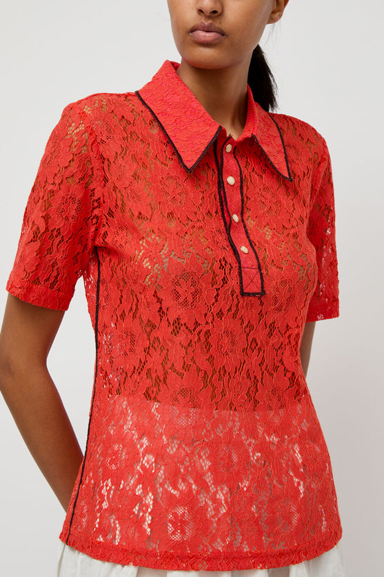 No.6 Dierdre Top in Red