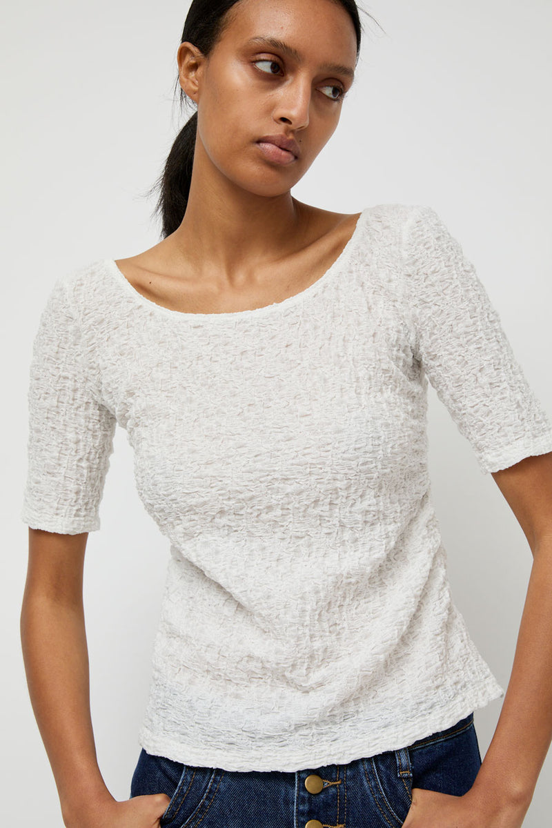 No.6 Eclipse Top in White