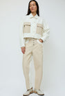 No.6 Eva Jacket in White and Stone