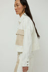 No.6 Eva Jacket in White and Stone