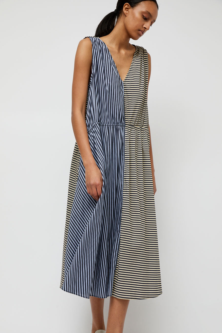 No.6 Leigh Dress in Stripe Combo