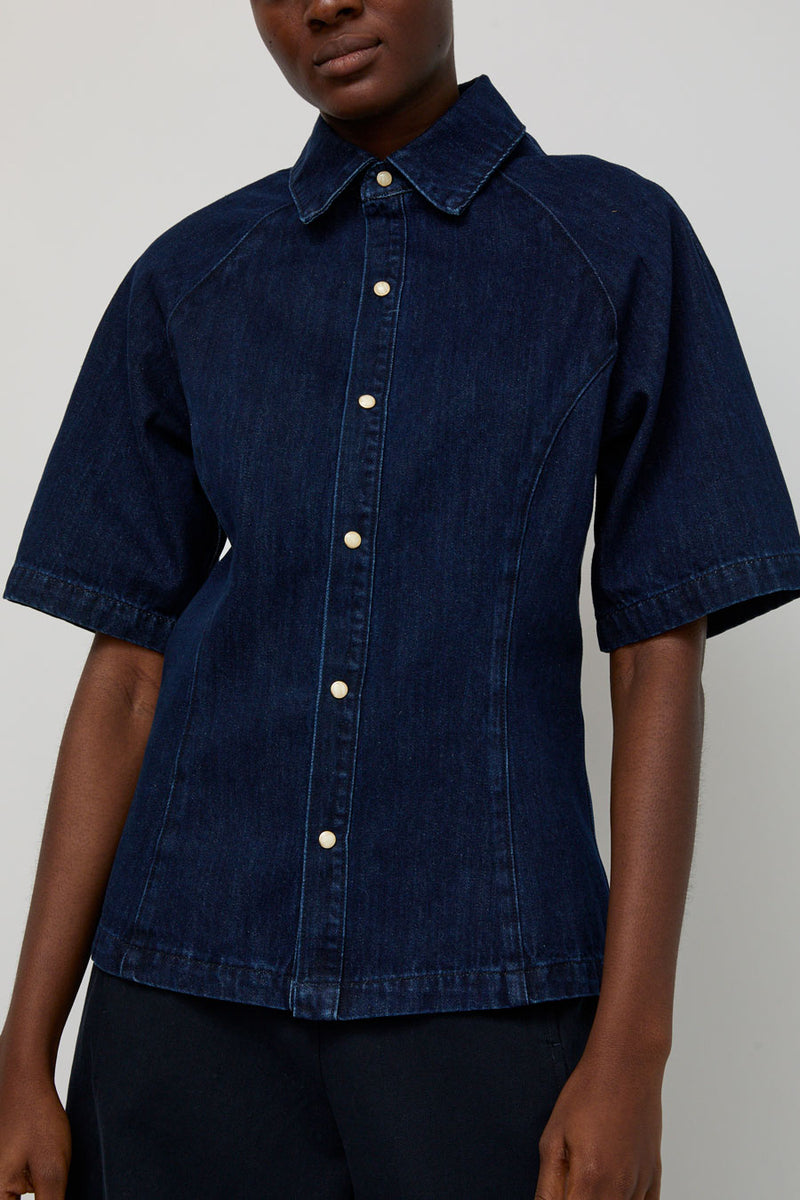 No.6 Memphis Top in Indigo