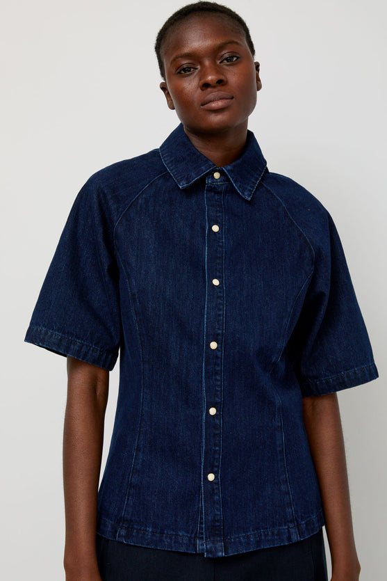 No.6 Memphis Top in Indigo