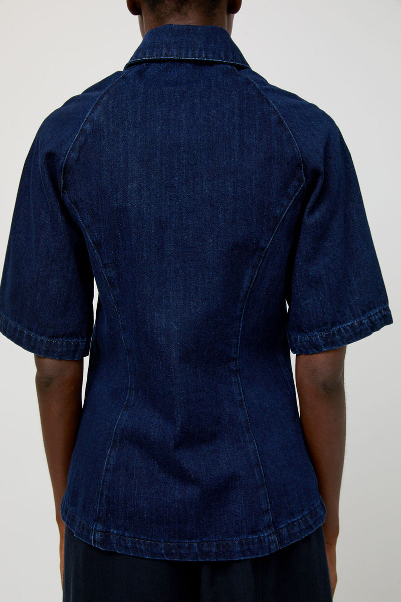 No.6 Memphis Top in Indigo